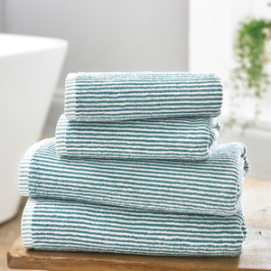 Deyongs Bliss Seagrass Pinstripe Towel